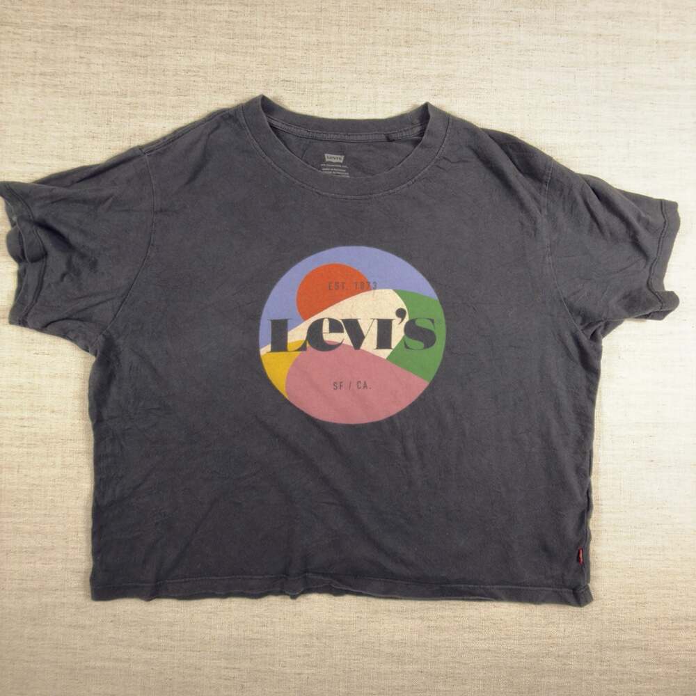 Levi's Graphic Logo Crop T-Shirt Size M